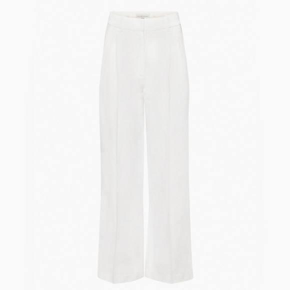 Aritzia Pants - Aritzia Wilfred Effortless Linen Pant (Short, 00, White)